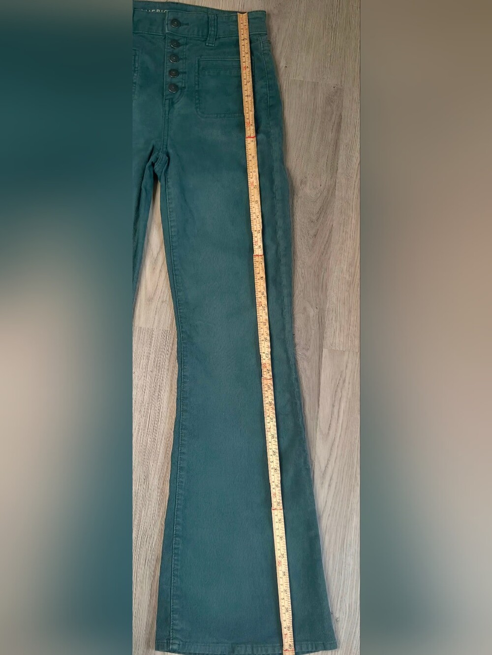 American Eagle Hi-Rise Flare Corduroy Pants – Size 0 - Picture 4 of 6